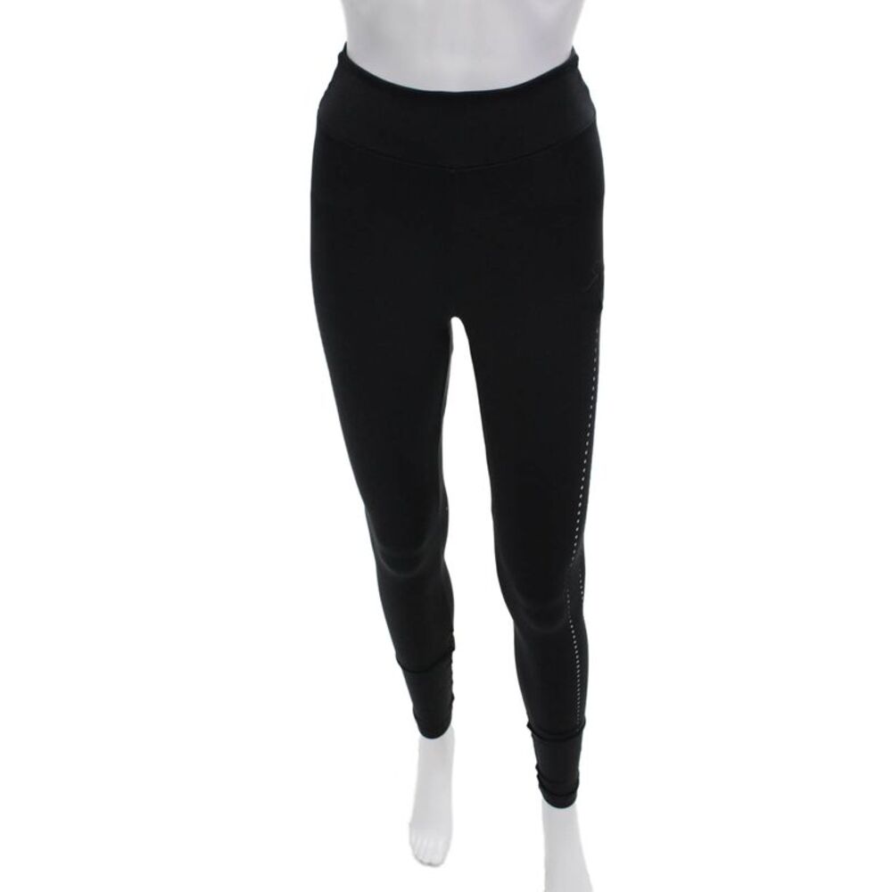 GYMSHARK Women Ankle Jeggings Black Nylon Blend Size XS